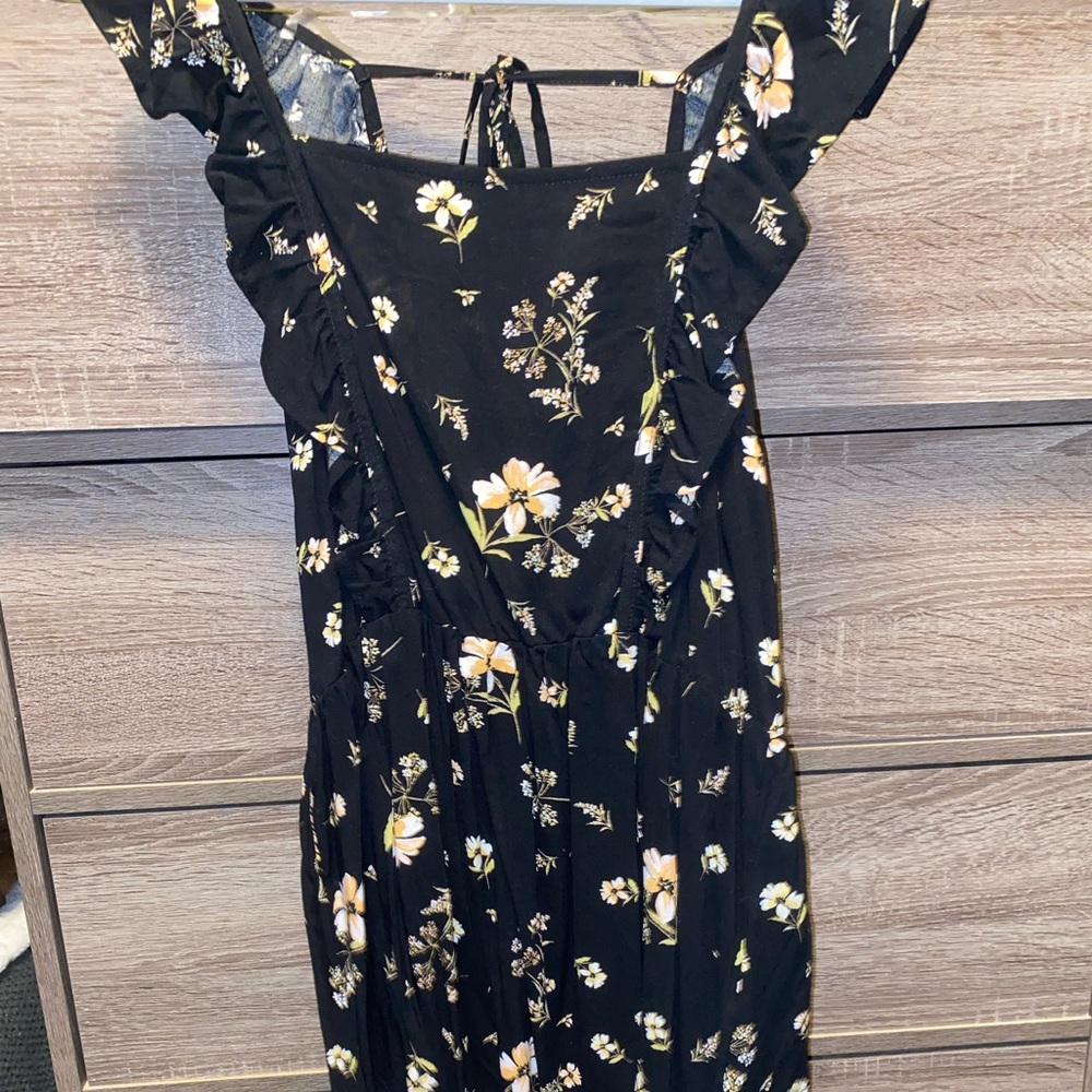 Black and flower printed dress from target. NWT and never worn
